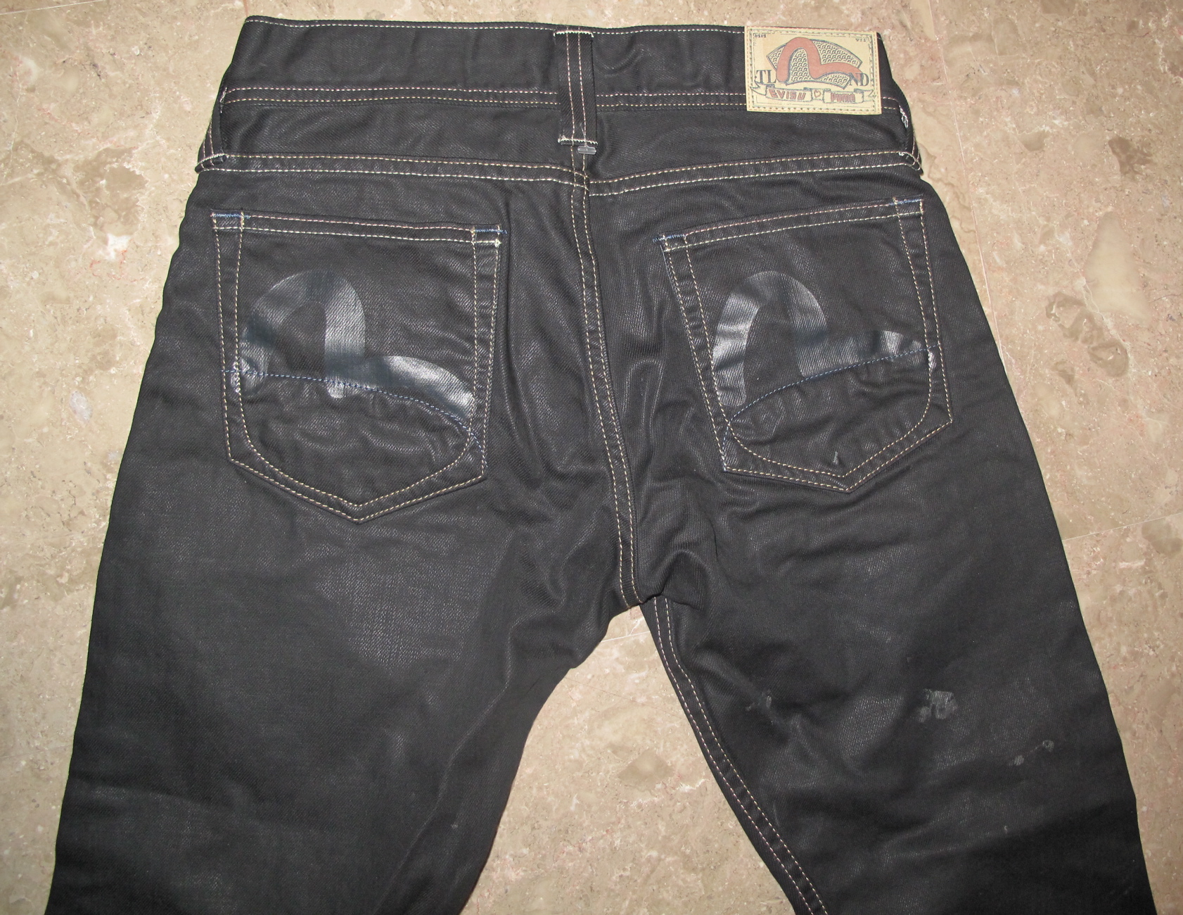 SOLD-Evisu \u003c3 Puma black jeans | This 